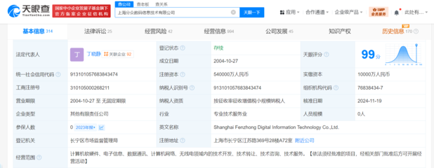 分眾數碼信息技術公司增資至54億，深化網絡技術轉讓業務布局